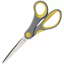 Ножницы Attache с пластиковыми прорезиненными ручками, 180 мм Ножницы Attache с пластиковыми прорезиненными ручками, 180 мм