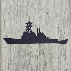 Нож "Военный корабль", 9,5х3,3 см (ArtScrap) Нож "Военный корабль", 9,5х3,3 см (ArtScrap)