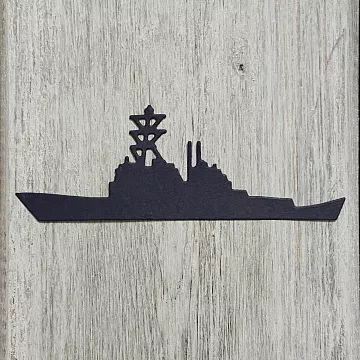 Нож "Военный корабль", 9,5х3,3 см (ArtScrap) Нож "Военный корабль", 9,5х3,3 см (ArtScrap)