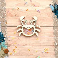 Чипборд "Морячок. Шейкер. Крабик. Маленький" (ScrapMania)