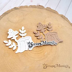 Нож "Русские сказки. Пень", 4,5х5 см (ScrapMania) Нож "Русские сказки. Пень", 4,5х5 см (ScrapMania)