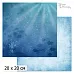 20х20 Бумага "Фономикс. Голубой. Дизайн 4" (ScrapMania)