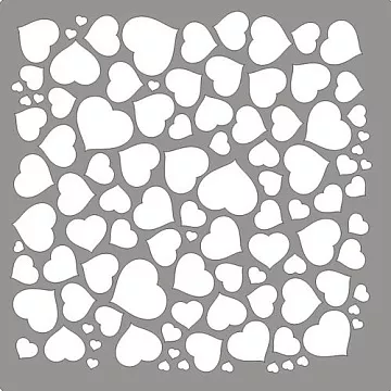 Трафарет "Сердца" (LAE)