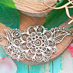 Украшение из чипборда "Мехенди. Узор" (ScrapКрым)
