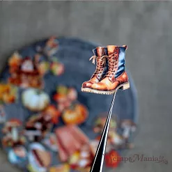 Набор высечек из ткани "Художница Осень", 30 шт (ScrapMania)