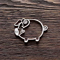 Украшение из чипборда "Свинка 2" (ArtLines)