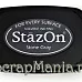Подушечка чернильная универсальная StazOn, размер 96х67 мм, цвет каменный серый