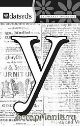 Буква-оверлей "y", 1 лист (Daisy d's)