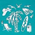 Чипборд "Путешествие" 10х8,5 см (CraftStory) Чипборд "Путешествие" 10х8,5 см (CraftStory)