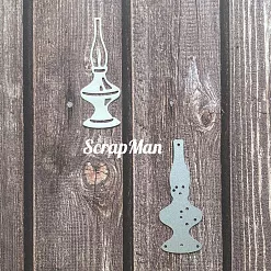 Нож "Лампада", 2х6 см (ScrapMan)