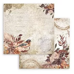 УЦЕНКА Бумага 30х30 см "Our way. Bird" (Stamperia)