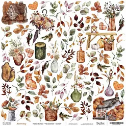 Бумага 30х30 см "Настроение - Осень! Для вырезания. Листопад" (PaperHome) Бумага 30х30 см "Настроение - Осень! Для вырезания. Листопад" (PaperHome)