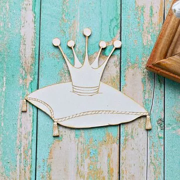 Украшение из чипборда "Корона" (ScrapКрым)