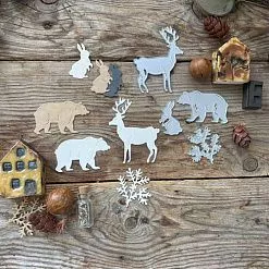 Нож "Под ёлочкой скакал", 5х6,5 см (MimiCut)