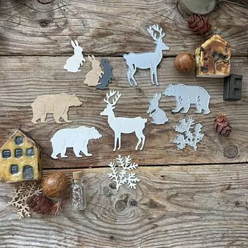 Нож "Под ёлочкой скакал", 5х6,5 см (MimiCut)