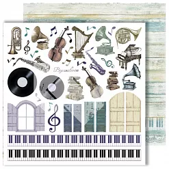 Набор бумаги 30х30 см "Flowers Symphony", 12 листов (DreamLight Studio) Набор бумаги 30х30 см "Flowers Symphony", 12 листов (DreamLight Studio)