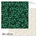 20х20 Бумага "Малахитовый цветок. Дизайн 6" (ScrapMania)