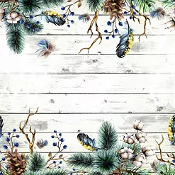 Бумага "Winter birds - 2" (SunnyCraft) Бумага "Winter birds - 2" (SunnyCraft)