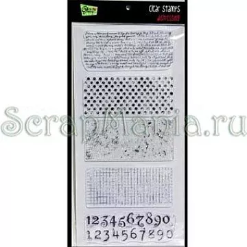 Набор фоновых штампов Glitz "Разные рисунки"