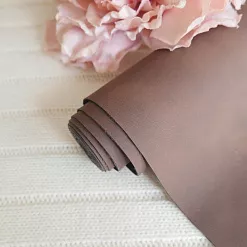 Отрез экокожи 30х69 см "Нубук мягкий. Шоколад" (Pty Китай)