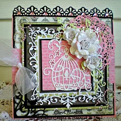 Форма для вырубки "Клетка с птичкой" (CottCutz)