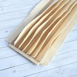 Переплет на 7 разворотов, цвет крафт, длина 30 см, шаг 1 см Переплет на 7 разворотов, цвет крафт, длина 30 см, шаг 1 см