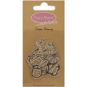 Штамп "Мишка именинник" (Fizzy Moon)