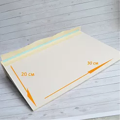 Переплет на 6 разворотов, с листами 30х20, цвет голубой, шаг 0,7 см