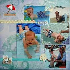 Набор бумаги 30х30 см "Солнышко", 28 листов (K&Company)