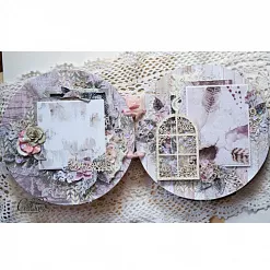 Заготовка для альбома 20х20 см "Снежинка 2" (CraftStory)