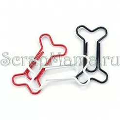 Набор скрепок "Разноцветные собачьи косточки" (Creative Impressions)