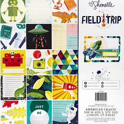 Набор бумаги 30х30 см "Shimelle. Field Trip 1/2", 24 листа (American Crafts)