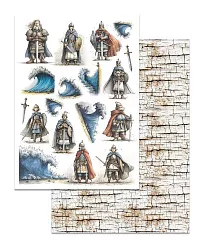 Набор бумаги А4 "Лукоморье", 8 листов (ScrapMania) Набор бумаги А4 "Лукоморье", 8 листов (ScrapMania)