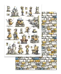 Набор бумаги А4 "Лукоморье", 8 листов (ScrapMania) Набор бумаги А4 "Лукоморье", 8 листов (ScrapMania)