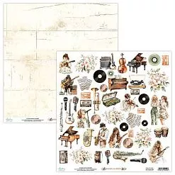 Бумага 30х30 см "Music Garden. Для вырезания" (Mintay) Бумага 30х30 см "Music Garden. Для вырезания" (Mintay)