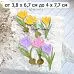 Нож "Первоцветы. Крокусы", 4х7,7 см (ScrapMania) Нож "Первоцветы. Крокусы", 4х7,7 см (ScrapMania)