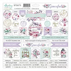 Наклейки из плотного картона 30х30 см "Graceful" (Mintay) Наклейки из плотного картона 30х30 см "Graceful" (Mintay)