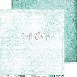 Бумага 30х30 см "Turquoise mood 01" (CraftO'clock) Бумага 30х30 см "Turquoise mood 01" (CraftO'clock)
