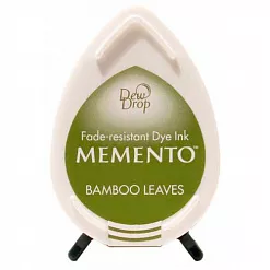 Подушечка чернильная водорастворимая "капля" Memento, размер 32х50мм, цвет бамбуковый лист