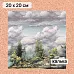 Калька 20х20 см "Лукоморье 19", плотность 110 гр/м2 (ScrapMania) Калька 20х20 см "Лукоморье 19", плотность 110 гр/м2 (ScrapMania)