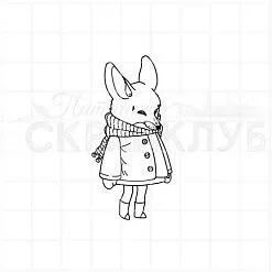 Штамп "Девочка лиса", 2,9х5,7 см (Скрапклуб) Штамп "Девочка лиса", 2,9х5,7 см (Скрапклуб)