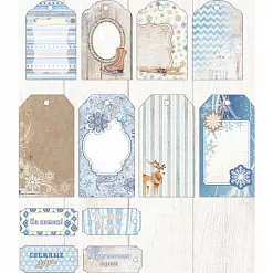 Набор тегов "Снежные узоры" (Рукоделие) Набор тегов "Снежные узоры" (Рукоделие)