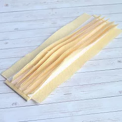 Переплет на 6 разворотов, цвет жемчуг, длина 25 см, шаг 0,7 см