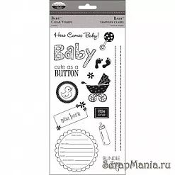 Набор штампов TPC Studio "Новорожденный" Набор штампов TPC Studio "Новорожденный"