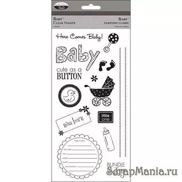 Набор штампов TPC Studio "Новорожденный"