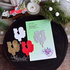 Нож "Петушок" 4,4х6,6 см (Agiart) Нож "Петушок" 4,4х6,6 см (Agiart)