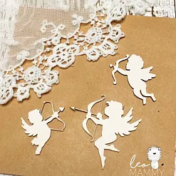 Чипборд "Ангелочки", 3,5х3 см (LeoMammy) Чипборд "Ангелочки", 3,5х3 см (LeoMammy)