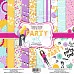 Набор бумаги 20х20 см "Party girl", 10 листов (Фабрика Декору)