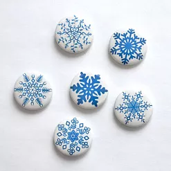 Набор фишек "Снежинки. Синие" (Soul HM)