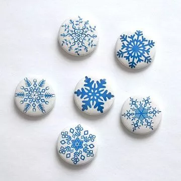 Набор фишек "Снежинки. Синие" (Soul HM)